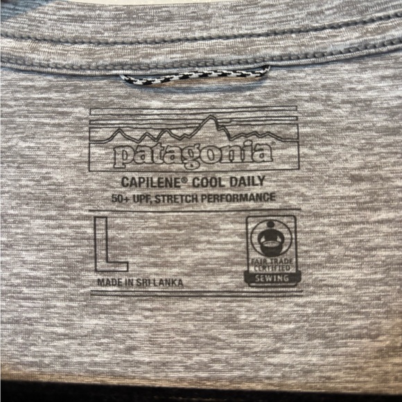 Patagonia Light Gray Women's Capilene Cool Daily Tee - Picture 3 of 5